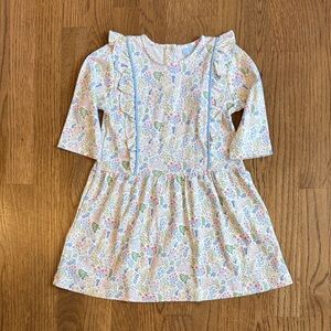 bella bliss Multicolor Floral Ruffle Dress